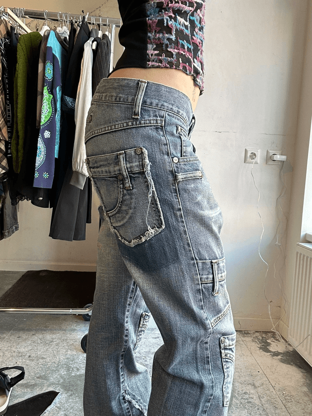 reconstructed jeans
