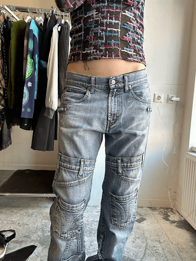reconstructed jeans