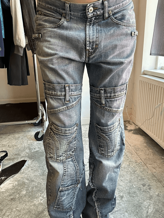 reconstructed jeans